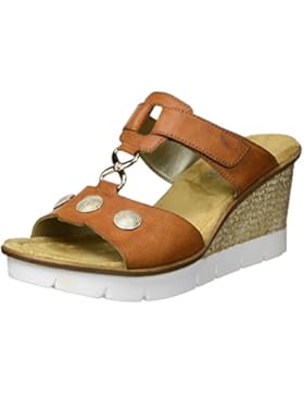 Rieker Damen 65592 Wedge Sandal
