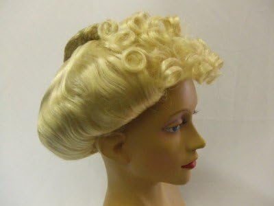 Laceys 1940's Pompadour Wig - WW2 (Blonde)