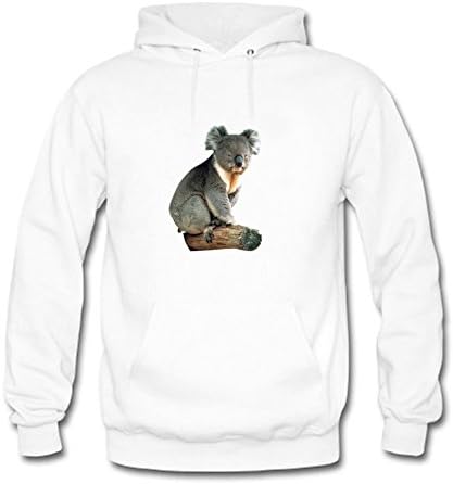 Men Unisex Sweatshirt Hoodie Cartoon Animal Koala Bear Top Pullover Outwear L
