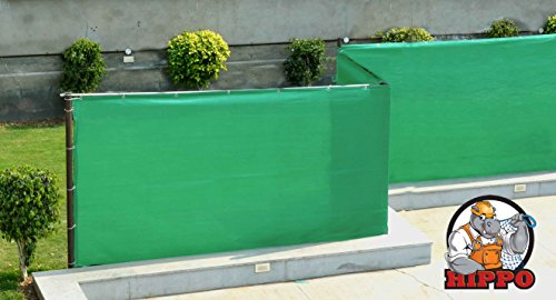 HIPPO Fencing Shade Net w Brass Eyelets - Parrot Green - 1.8 Mtr x 18 Mtr - Heavy Duty RS.4125 (40.00% Off) - Amazon