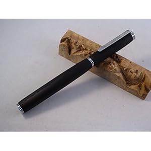 Rollerball Mooreiche Holz Tintenroller Tintenschreiber handgedrechselt