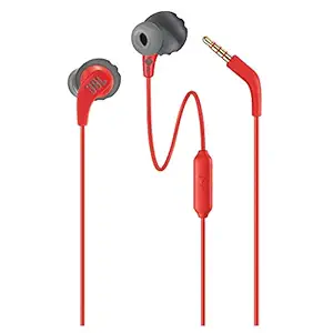 JBL Endurance Run by Harman Wired in Ear Earphone with Mic (Red)