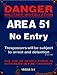 Produktbild SIGNS 2 ALL l2982mgl Area 51 kein Zutritt Aliens feine Wall Art Nostalgie Vintage Metall Werbung Schild