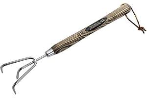 Spear & Jackson 5210PC Traditional Edelstahl-Gartenkralle, 3 Zinken, 30-cm-Griff, SIlber, 12-Inch