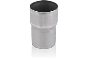 KIMISS 51mm à 60mm Tuyau d'échappement en acier inoxydable de moto adaptateur réducteur silencieux