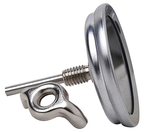 psfy Outdoor Camping Kochen Lebensmittel Grill BBQ Pit Smoker Grill Thermometer Gauge Temp - 3