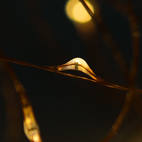 Lichterkette 100er LED TaoTronics warmweiß 10m dimmbare Kupferdraht wasserdicht Sternenlicht außen und innen für Weihnachten Halloween Zimmerdekoration Hochzeit 3 Modi 10 Stufen Helligkeit - 4