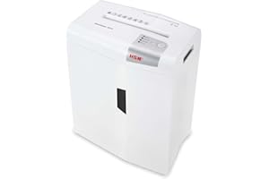 ‎HSM HSM shredstar X10 Aktenvernichter I Partikelschnitt 4,5x30mm I Sicherheitsstufe P-4 I Leiser Home Office Schredder für Papier, CDs, DVDs, Kreditkarten I 20l Auffangbehälter I Papierschredder 10 Blatt