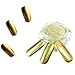 Travelmall Mirror Powder Gold Silver 2 Box Pigment Powder Chrome Pigment Nail Glitter Power Dust Nail Sequins (2pcs)