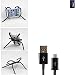 Produktbild Tischständer mit Ladekabel, Ladestation, Dockingstation für BQ Aquaris X Pro, schwarz „Spider“. Stativ Autohalterung mit Micro-USB Ladekabel - K-S-Trade