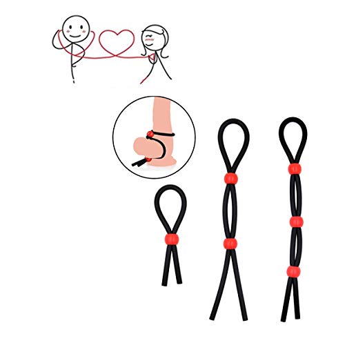 Preisvergleich Produktbild Hochwertiges Silikon-Bindeseil Geschenk für Freund (schwarz)