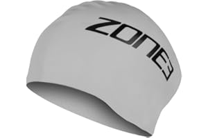 ZONE3 Large Silicone Swim Cap - Designed For Long Hair, Anti-tear, Comfortable, 48g