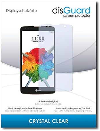 [2 Pack] LG Stylo 2 Plus Screen Protector Film disGuard® [Crystal Clear] Invisible, Transparent, Clear / Scratch Resistant, Bubble-Free Install, Anti-Fingerprint, Anti-Scratch / Film, Protector Film, Screen Guard
