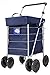 Produktbild Marketeer 6-Rad Einkaufswagen Trolley 84L (Marine-M9001)