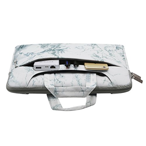 MOSISO Notebooktasche f  r 13-13 3 Zoll MacBook Pro  MacBook Air  Notebook Computer  Laptop Schultertasche Sleeve H  lle Segeltuch Gewebe Marmor Muste