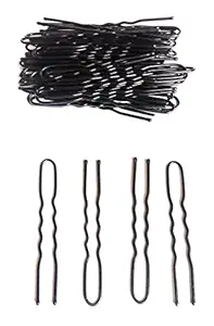 primeindia Beauty Essentials Curved U Shape Hair Pin for Bun, 30 Pieces