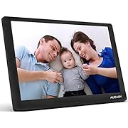 Digitaler Bilderrahmen 10.1 Zoll Elektronischer Fotorahmen FHD (1920 x 1080) IPS Display unterstützt USB-und SD-Karte 64G mit der Funktion Foto/Video/Kalender/Wecker
