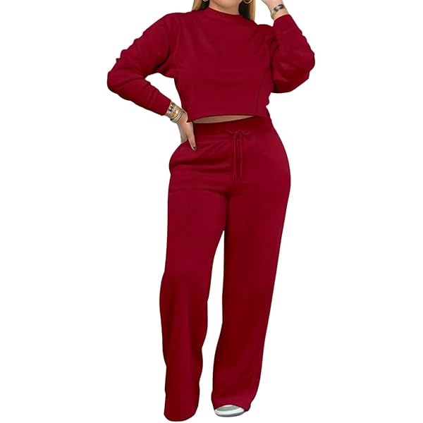 Tuta Elegante Due Pezzi Donna - Felpa E Pantaloni Slim Fit | Abbigliamento Casual Invernale - Foto 10