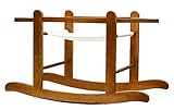 Kinder Valley Little Gem Curved Moses Basket Rocking Stand (Natural)