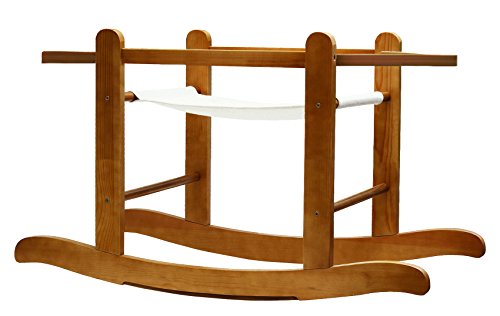 Kinder Valley Little Gem Curved Moses Basket Rocking Stand (Natural)