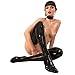 Produktbild LATE X Latex Strümpfe, S/M, Schwarz