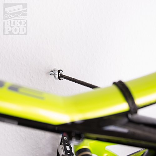 Wandkings BIKEPOD Version 1.1, Wandhalter für 1 Fahrrad, Rennrad, Mountainbike, Fahrrad-Wandhalterung - 5