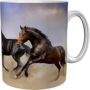 Hermès, Tasse à Café et Soucoupe En Porcelaine Cheval d