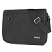 Produktbild Messenger Bag von EKOOS, Unisex 14 Zoll Umhängetasche Aktentasche Schultertasche mit Laptopfache, Laptoptasche Notebooktasche A4 Ordner Arbeit Uni Reise Sport (Schwarz)