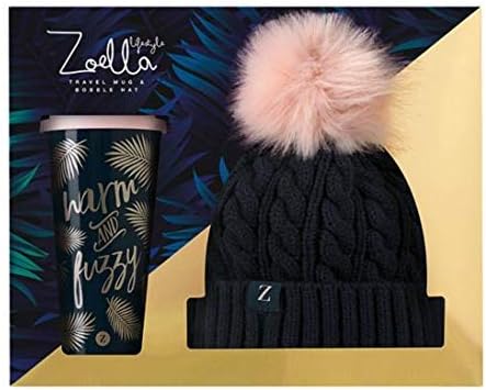 Zoella Lifestyle Travel Mug & Bobble Hat