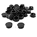 Produktbild Uxcell 30 Stück schwarz Kunststoff 22 mm Durchmesser Snap In Type Locking Locking Locking Button Cover 22 mm x 26 mm x 11 mm (30 Stück) a14061700ux0298