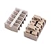 Price comparison product image sourcingmap® 2pcs JF5-2.5/5 AC660V 25A 10P Plug-In PCB Terminal Block Connector Khaki