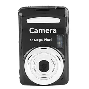 Digital Camera Recorder, Mini Vlogging Camera HD Portable Camcorder for Outdoor(Black)