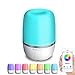 Price comparison product image ARILUX Smart Bedside Lamp LED Night Light Intelligent Table Lamp Color Changing LED Desk Lamps with Alexa Google Home Mood Lights for Bedroom Study Room Table Office Camping