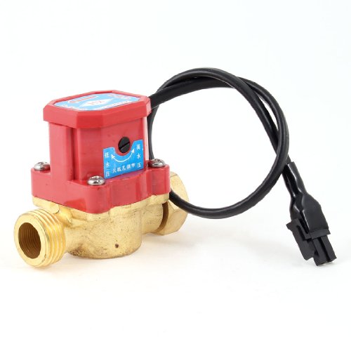 sourcingmap® 21mm Außengewinde Anschluss AC 220V 90W Wasser Strömungswächter für Wasserpumpe