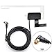 Produktbild FirstE Auto DAB Antenne Aktive Antenne SMA Adapter mit 3m 9.8ft Verlängerungskabel - Glashalterung Windschutzscheibe für Auto DAB + Radio mit SMA Stecker DAB008/005/105, Autosäule zu Entfernen