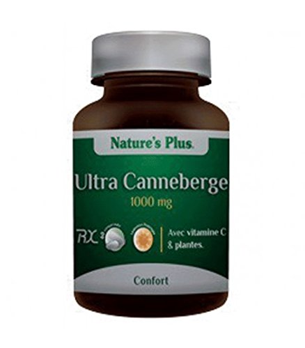 Nature s plus - Ultra canneberge 1000 action prolongée - 60 comprimés - Confort urinaire