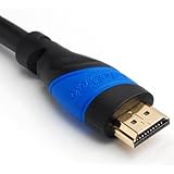 KabelDirekt 0.5m HDMI Cable compatible with HDMI 2.1, 2.0a, 2.0, 1.4a (Ultra HD, 4K, 3D, Full HD, 1080p, HDR, ARC, Highspeed with Ethernet) - TOP Series