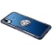 Produktbild FANFO Huawei Honor 8X Max Hülle, Rugged TPU/Transparent PC Transparent Hybrid Armor Fall und 360°Drehständer 3 in 1. Navy blau