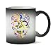 Produktbild MugWorld Beautiful Death Tripy Acid Skull Tasse Hitze Farbwechsel