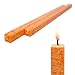 Produktbild Wachskerze 2-er Set Mango amabiente - Hochzeitskerze Bio-Stearin rußfrei 40 cm