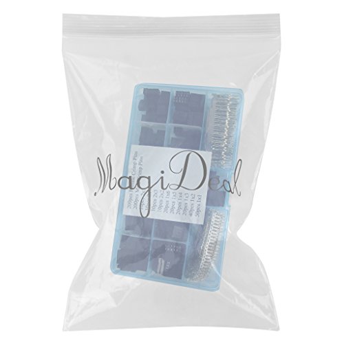 MagiDeal 620 PCS 2,54 mm Stiftleiste, Anschluss Gehäuse weiblich, in Frauen-Pin Connector Kit für Dupont - 2