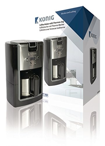 Preisvergleich Produktbild Kaffeemaschine 800 W 10 Tassen Schwarz / Silber