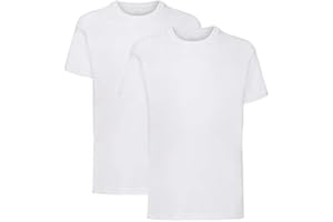 Listers Schoolwear Boys T-Shirt (Pack of 2) 100% Cotton 1-15 Years