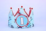  Corona cumpleaños 1 año unisex ideal para decoración de baby shower niño