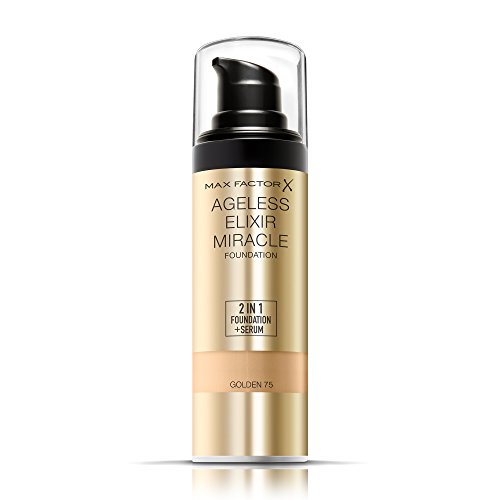 Max Factor Ageless Elixir Miracle Base de Maquillaje Tono 75 Golden - 62 gr