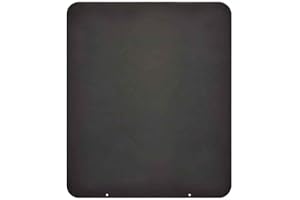 FRANKYSTAR Plataforma para proteger el suelo bajo estufa de leña y pellets de acero 70 x 60 cm