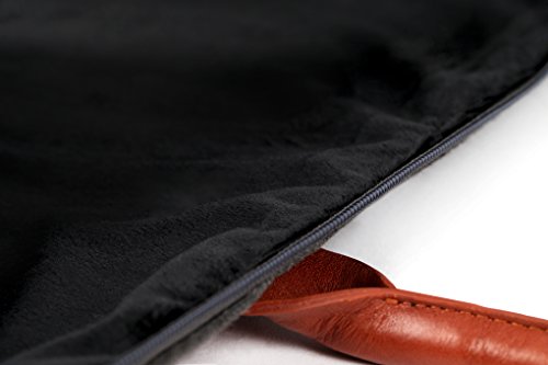 Lavolta Tragetasche f  r iMac 27 Zoll - Handgefertigt Leder   Filz Reise Tasche f  r Apple iMac 27  5K Retina   Thunderbolt Display 27  - mit Taschen 