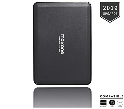 320Go Disque Dur Externe Portable 2.5" USB3.0 Stockage HDD pour PC, Mac, MacBook, Chromebook, Xbox One, Xbox 360, PS4, PS4 Pro, PS4 Slim (Noir)