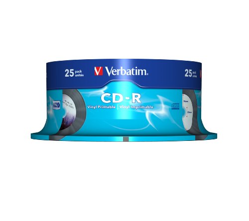 Verbatim Azo Vinyl Printable Surface 52x 700MB CD-R - 2