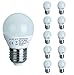 Produktbild LED FACTORY 3W E27 G45 LED Lampe, Ersatz für 30W Glühlampen, 240lm, Warmweiß, 2800K, 270° Abstrahlwinkel, LED Birne, LED Leuchtmittel, 10er Pack
